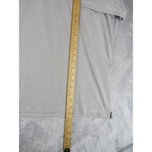 Under Armour South Carolina Gamecocks Polo Shirt XL Loose Fit Striped White - Picture 6 of 9